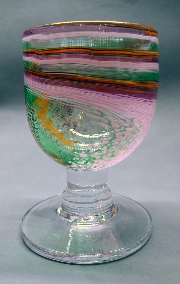 スパイラル脚付きワイングラス Spiral Stemware Drinking Glass 3枚目の画像