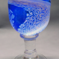 脚付きワイングラス大型 Tall Spiral Stemware Wine Glass 2枚目の画像