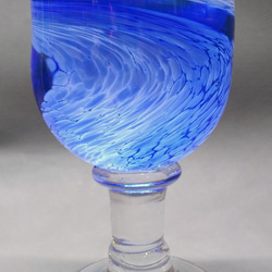 脚付きワイングラス大型 Tall Spiral Stemware Wine Glass 3枚目の画像