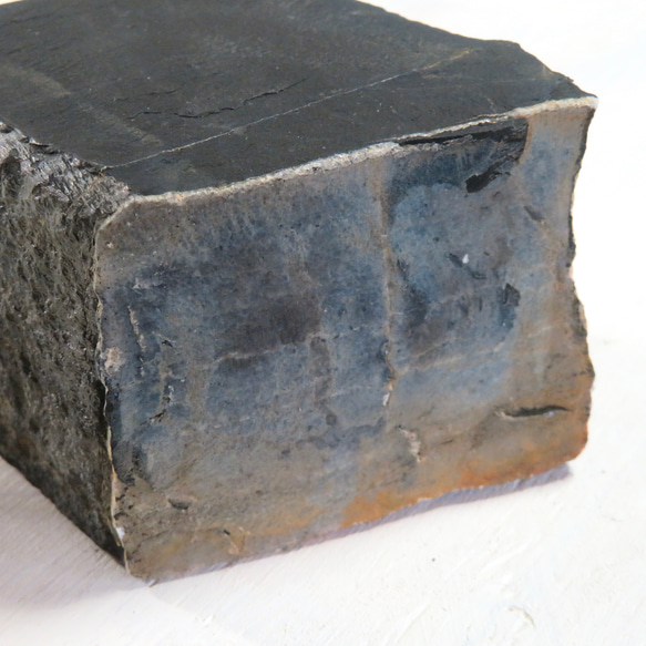 【美しい国産鉱物】北海道産ブラックシリカ／466g 3枚目の画像