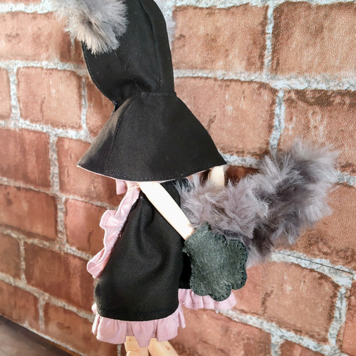 ドール服 リカちゃん 27cmドール オオカミ♡黒ずきん 地雷系 その他