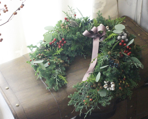 クリスマスリース(馬蹄型) cr24-b01-1.jpg