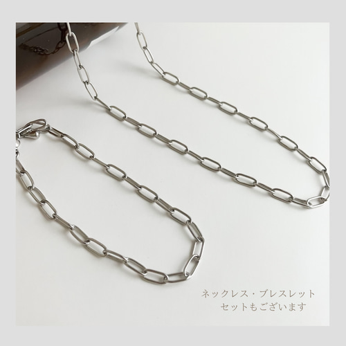 つけっぱなしOK 長さ調節自由 シルバーチェーン チョーカーネックレス