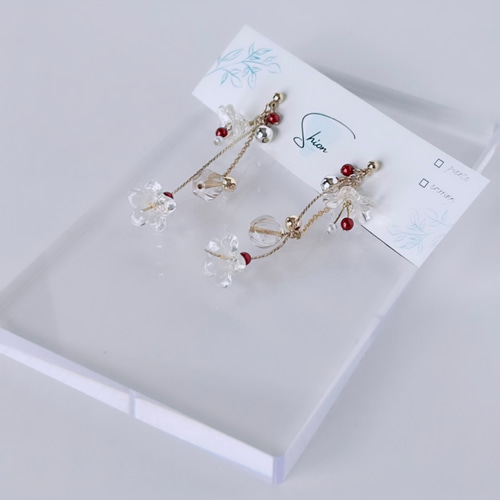 クリスマス 大人カラー オーナメント ピアス／イヤリング ピアス