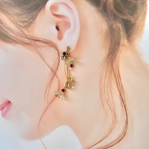 クリスマス 大人カラー オーナメント ピアス／イヤリング ピアス