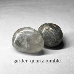 garden quartz tumble / ガーデンクォーツタンブル 10 ( 2個セット ) 1枚目の画像