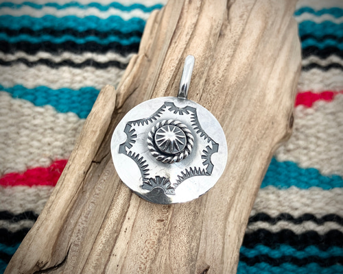 silver925 コンチョ スタンプワーク コイン シルバー ネックレス