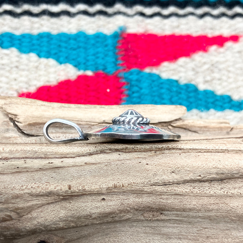 silver925 コンチョ スタンプワーク コイン シルバー ネックレス