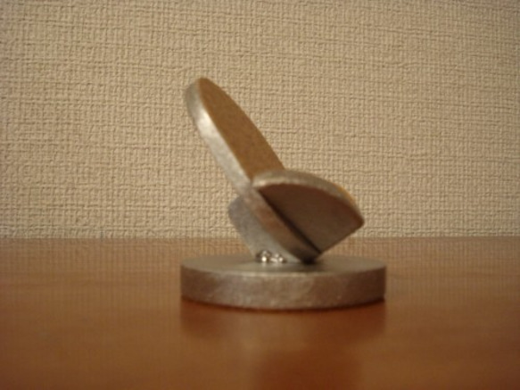 クリスマスプレゼントに　横向き懐中時計蓋開きディスプレイスタンド 5ｃｍ