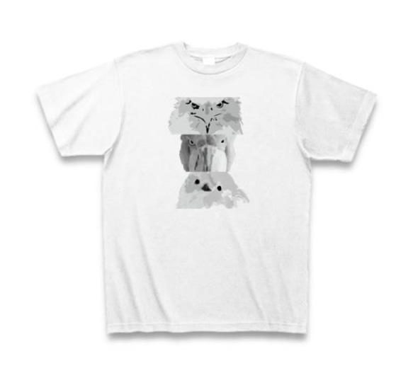 ※期間限定割引　送料無料 新品 愛くるしいシマエナガ　ユニセックス Tシャツ 3枚目の画像