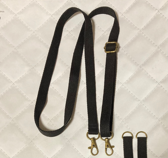 1.5幅 ショルダー紐+Dカン オプション選択可能 その他ファッション雑貨