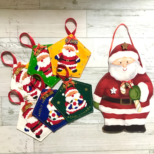 サンタオーナメント(黄) その他インテリア雑貨 tsug-mug 通販 16828764