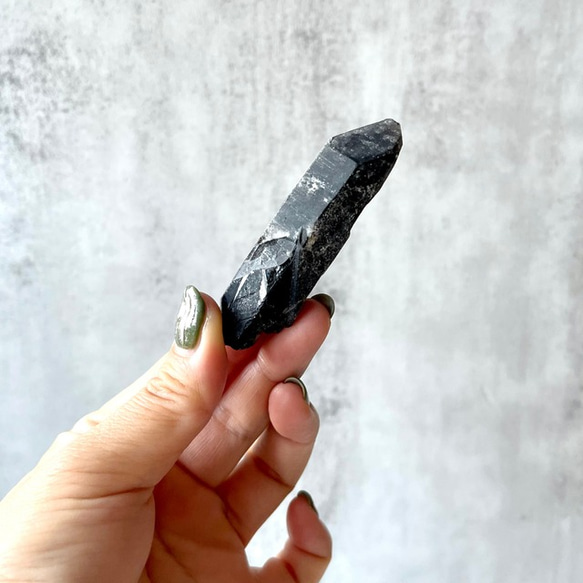 Morion【モリオン ポイント】（41.6g）鉱物 天然石 黒水晶 14枚目の画像