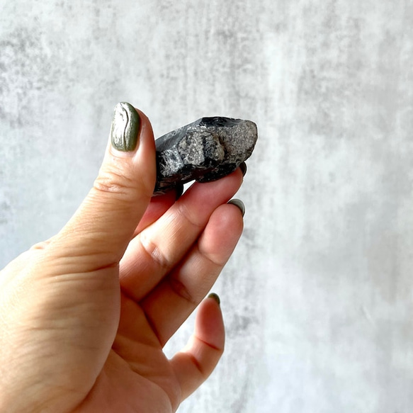 Morion【モリオン ポイント】（41.6g）鉱物 天然石 黒水晶 7枚目の画像