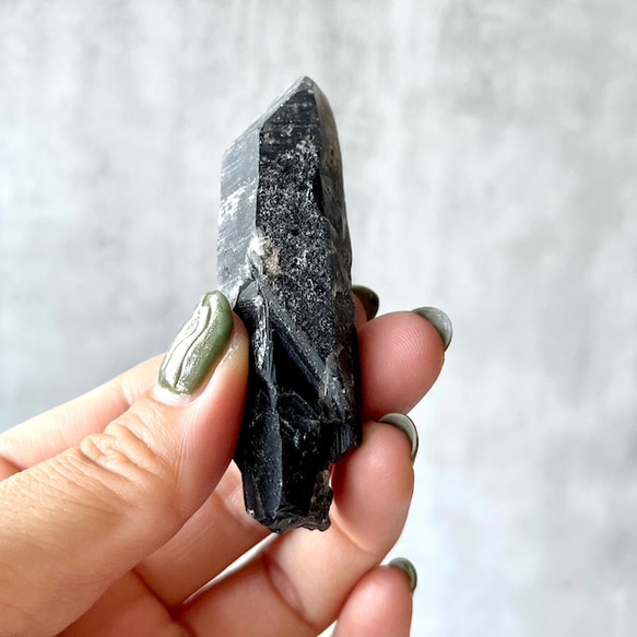 Morion【モリオン ポイント】（41.6g）鉱物 天然石 黒水晶 6枚目の画像
