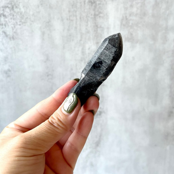 Morion【モリオン ポイント】（41.6g）鉱物 天然石 黒水晶 13枚目の画像