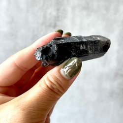 Morion【モリオン ポイント】（41.6g）鉱物 天然石 黒水晶 4枚目の画像
