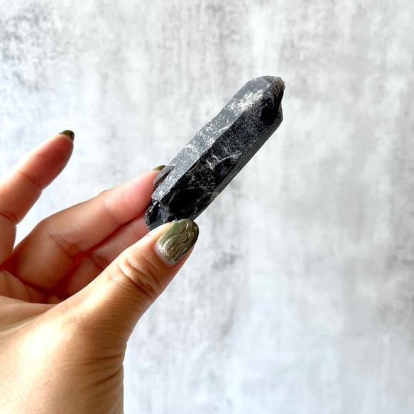 Morion【モリオン ポイント】（41.6g）鉱物 天然石 黒水晶 12枚目の画像