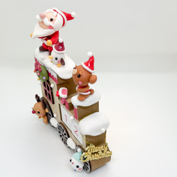 クリスマス　万年カレンダー　サンタクロース　雪だるま　snowman　ミニチュア　粘土細工　樹脂粘土　プレゼント　 3枚目の画像