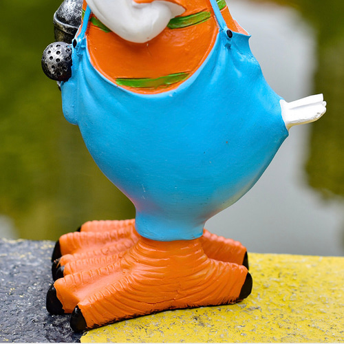 置物北欧 アヒル ダック 2点セット 樹脂 ガーデニング 飾り物 庭