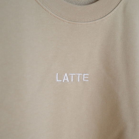 LATTE スウェット ２色展開 12枚目の画像