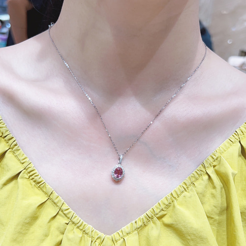 K18YG ダイヤモンド トルマリン ペンダントトップ