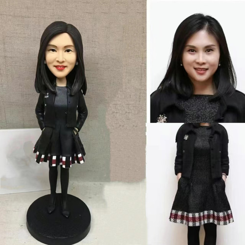 オーダーメイド 似顔絵 フィギュア 女性|写真 から フィギュア|自分の
