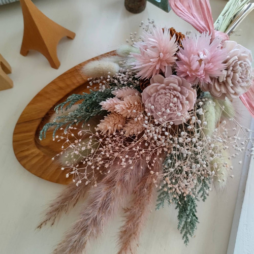 ドライフラワー✿スワッグ✿WHITE ドライフラワー Konoka 通販