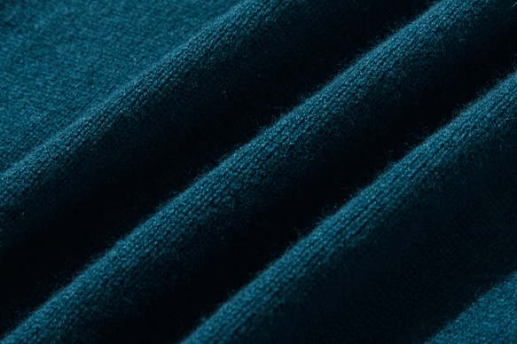 您每天都想穿的 100% 美麗諾羊毛套頭毛衣 海軍藍 231102-5 第9張的照片