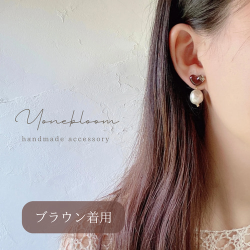 ちゅるんハートピアス♡イヤリング【レッド】サージカル ちゅるんハートピアス♡イヤリング【レッド】サージカル
