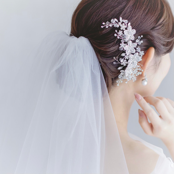 アールイズドレス witha white ララ ヘッドアクセサリー ウェディング アールイズドレス witha white ララ ヘッドアクセサリー