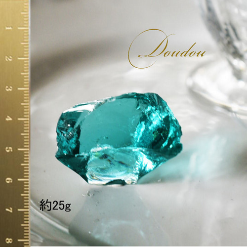 アンダラクリスタル 希少ブルーグリーン 美粒イナンナ〔sa3183