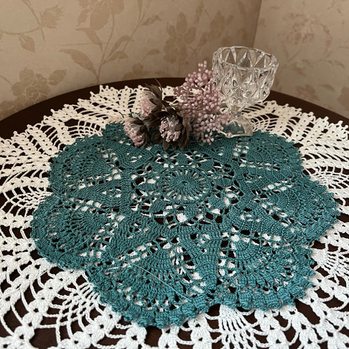 専用　ハンドメイド　レース編み　ドイリー ハンドメイド レース編みドイリー No.42 その他インテリア雑貨