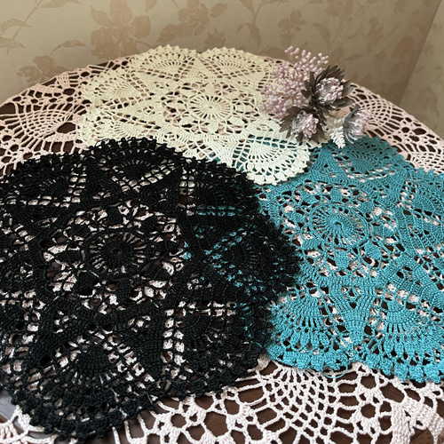 ハンドメイド レース編みドイリー No.42 その他インテリア雑貨