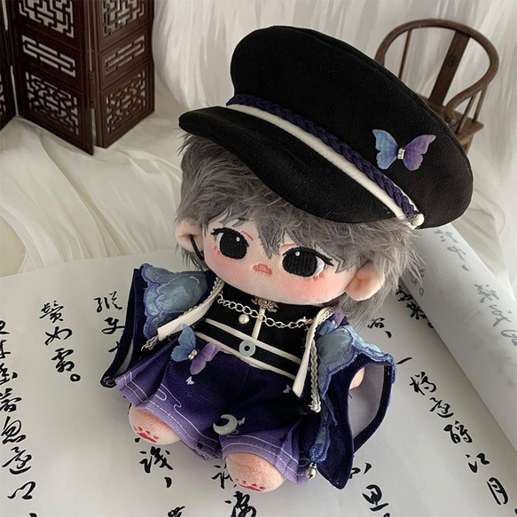 ぬいぐるみ服 ぬい服 礼服 伯爵 20cm 着せ替え かっこいい 帽子 貴属風 dfe3b0ffdcb8d6c75f0ffbeabc535e
