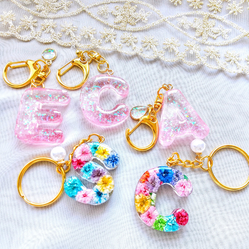 ☆ちぃ☆ピンクのさくらんぼ・イニシャルМ・イニシャルC バックチャーム 1fc4437b9e604821e497974f432bd0