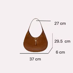 牛革　ブラウン　韓国スタイル　韓国ファッション　ハンドバッグ　肩掛けショルダーバッグ　母の日誕生日プレゼント 12枚目の画像