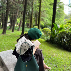 牛革　グリーン　韓国スタイル　韓国ファッション　ハンドバッグ　肩掛けショルダーバッグ　母の日誕生日プレゼント 7枚目の画像