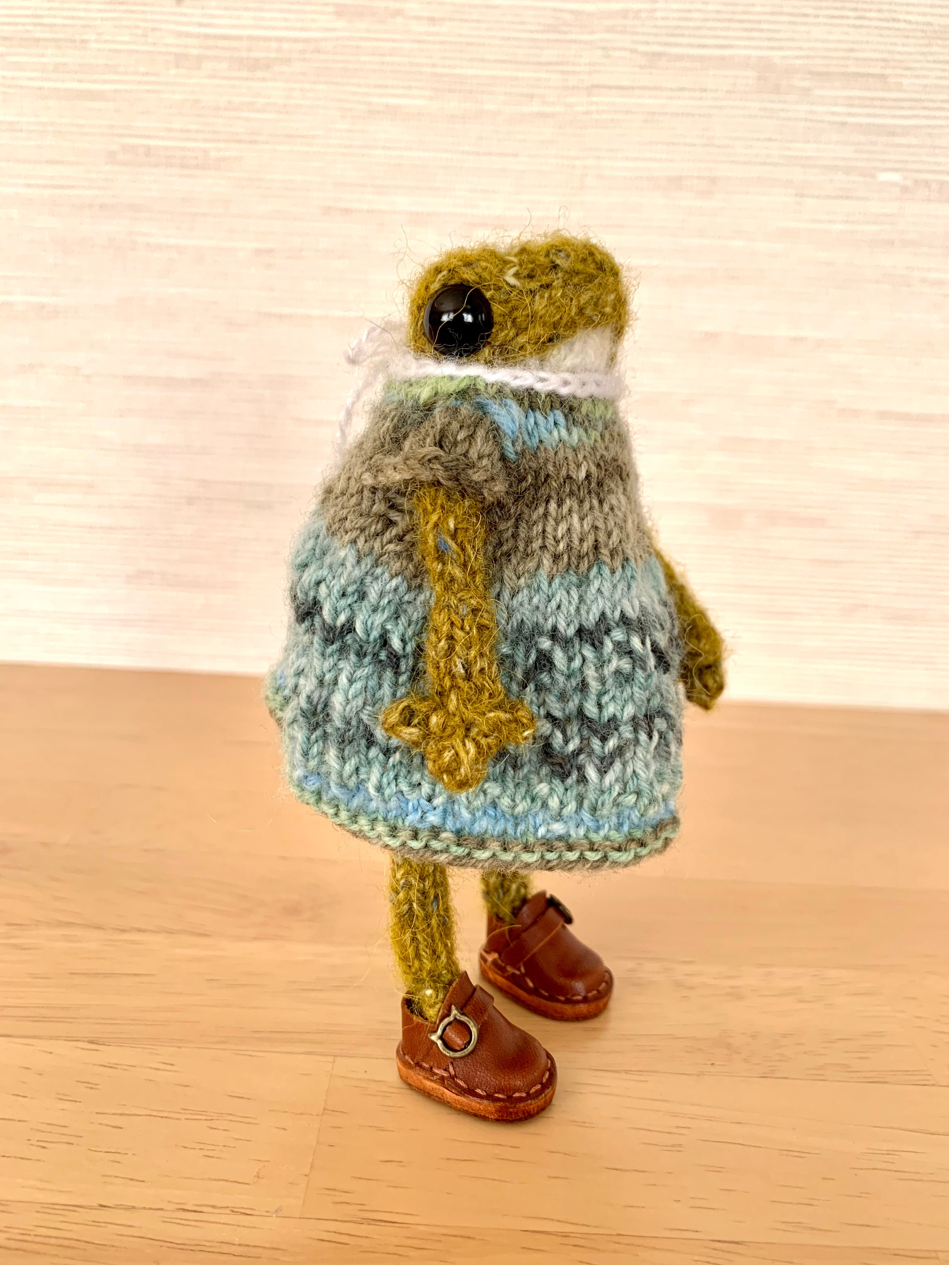 スマート オリーブ バブかえるのあみぐるみ カエルの編みぐるみ