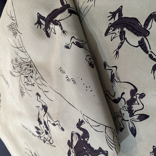 京袋帯 和ラボ帯やオリジナル 鳥獣戯画“コン“ 和装小物(帯 京袋帯 和ラボ帯やオリジナル 鳥獣戯画“コン“ 和装小物(帯