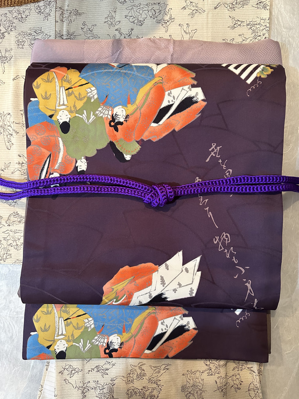 和ラボ帯やオリジナル京袋帯 「雛の帯〜光る君へ」源氏物語 百人一首  