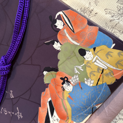 和ラボ帯やオリジナル京袋帯 「雛の帯〜光る君へ」源氏物語 百人一首  