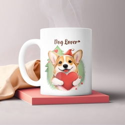 【 ”クリスマス”シリーズ　犬種選べる マグカップ 】 お家用　犬　ペット　プレゼント　うちの子　犬グッズ　母の日 9枚目の画像