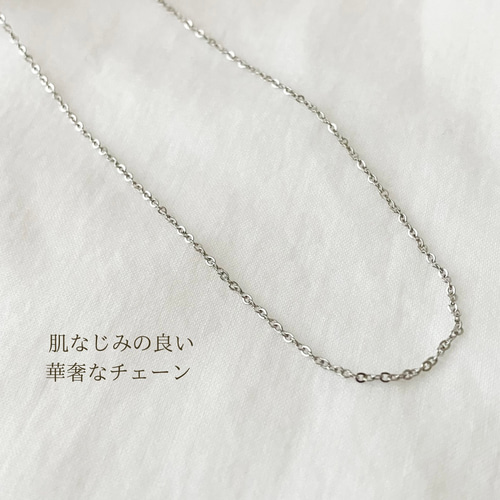 つけっぱなしOK 華奢シルバーチェーンチョーカーネックレス