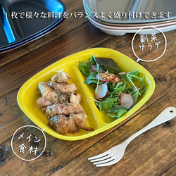 ランチプレート 四角 21cm 16color / r161 10枚目の画像