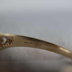 英国 ゴールド ビンテージ ヴィンテージ 指輪 コイン リング 純金率 375 9ct ジュエリー レディース J131 10枚目の画像