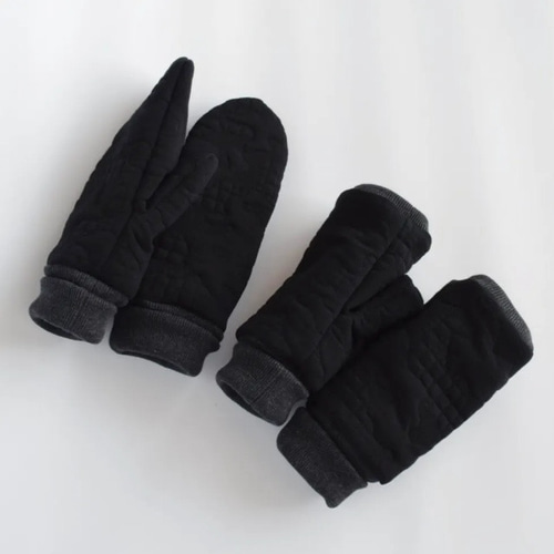 新作◇最大約5℃発熱【メンズ】迷彩柄×グレーリブのあったか裏ファー