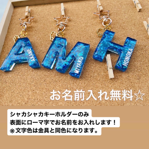 シャカシャカキーホルダー 名前 誕生日プレゼント クリスマス