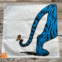 森林抱枕 藍色虎屁股圖案 - 檜木香 - 第7張的照片