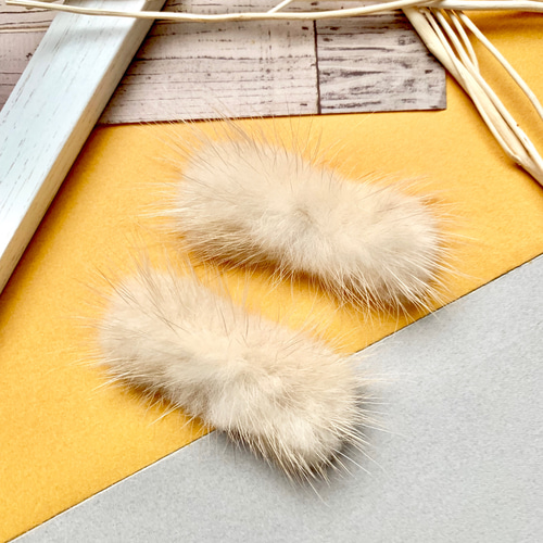 ミンクファーパーツ リアルファー 原色 その他素材 handmade